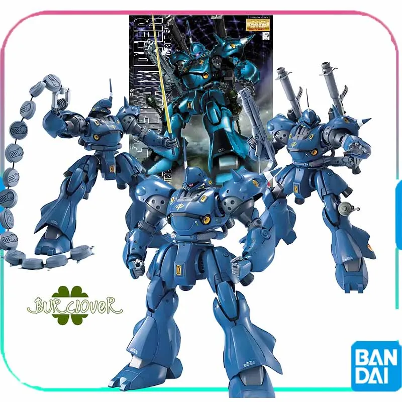 

Bandai Original MG Series MS-18E Kampfer Anime Action Figure Assembly Model Toys Collectible Model Ornaments Gifts For Children