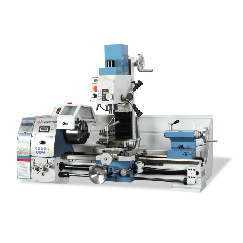 3 in 1 Combo Lathe Drilling and Milling Machine With 1.5KW Metal Bench Lathe BHP300VF