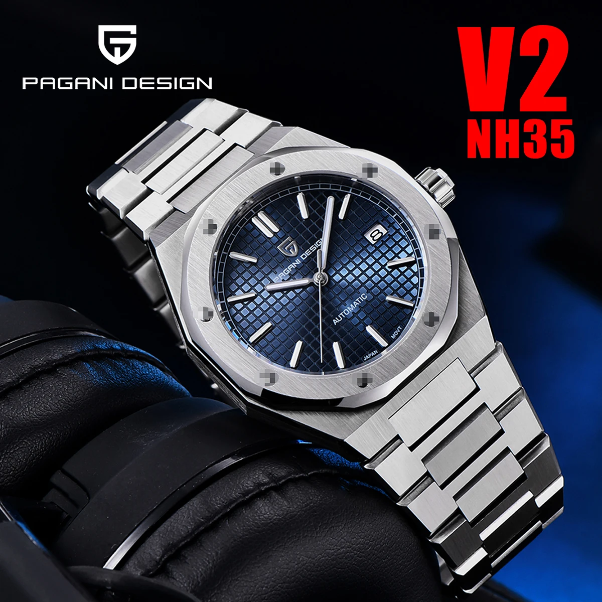 

2024 NEW PAGANI DESIGN Men's Watch NH35A Automatic Mechanical Sapphire Watch Stainless Steel Waterproof PD1673 Reloj HombreSport