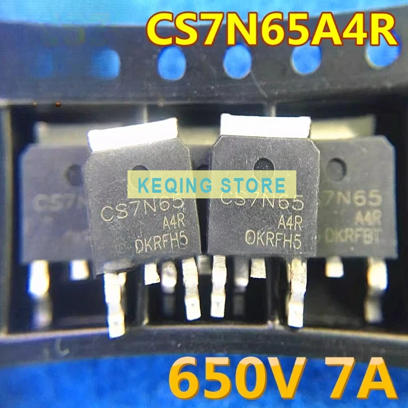 10PCS Used+Not NEW+Send after Measure CS7N65A4R 7N65 TO-252 650V 7A N-channel MOS transistor CS7N65