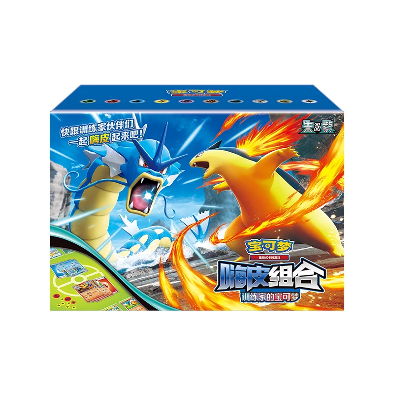 Originele Pokemon Trading TCG-kaarten Chinese Pikachu Clefable Hi Combinatie Verzameld 151 Familie Speciale Combinatie Kid Gift