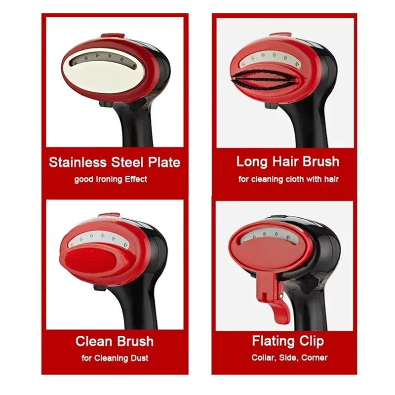 

HLZS-домашний ручной отпариватель для одежды для одежды, путешествий, 1500 Вт, мощный тканевый паровой утюг, бытовой очиститель