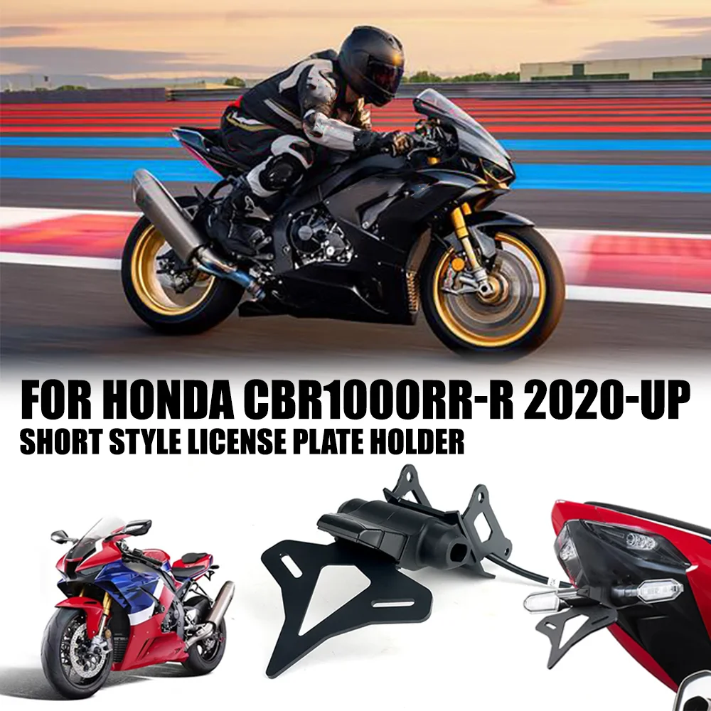 Motorcycle Rear Short Tail Stock Tidy License Plate Holder Tailstock Bracket Kit For Honda CBR1000RR-R CBR 1000 RR-R 2020-up