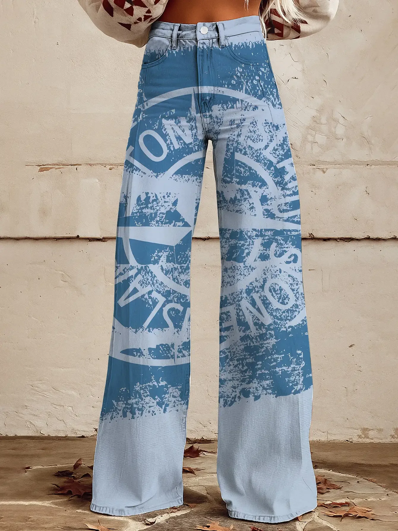 2026Ladies' slim fit wide leg flared pants fashionable multifunctional casual pants for women,Theme activities and casual attire