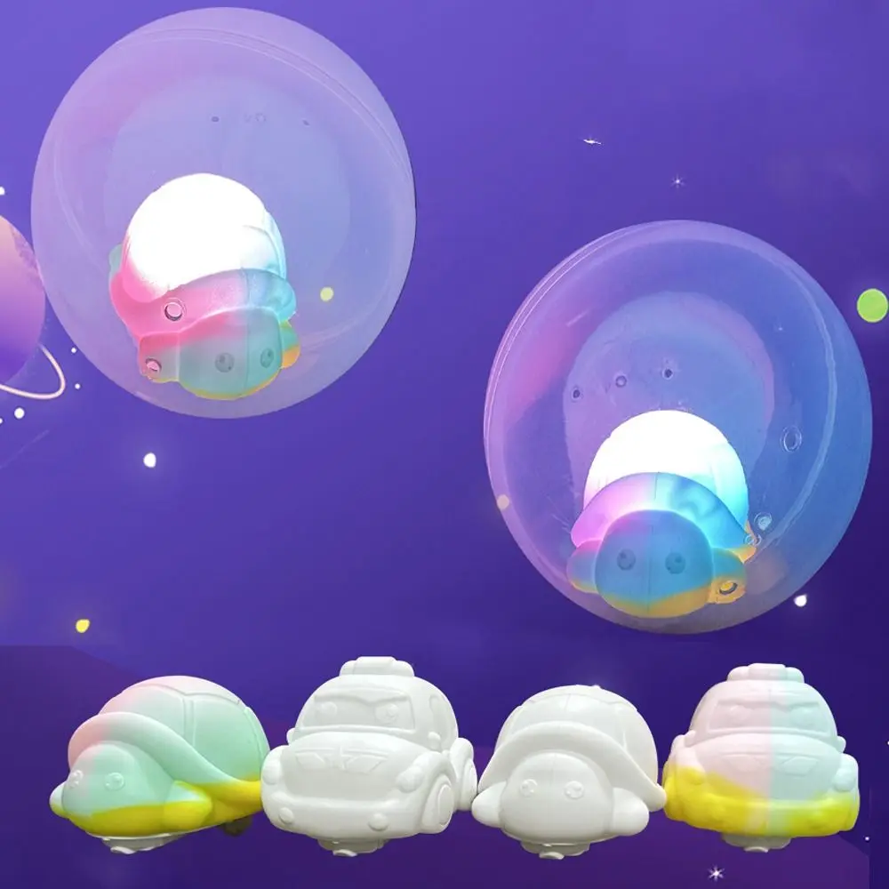 

Cartoon Lighting Bubble Ball Cute Animal Shape Montessori Baby Silicone Car USB Rechargeable Round Cover LED Light