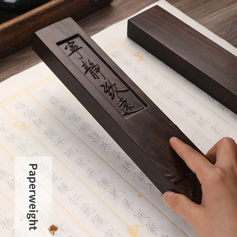 Sandalwood Paperweights High Grade Large Calligraphy Painting Paperweights Student Artist Pressing Book Pressing Paper Supplies