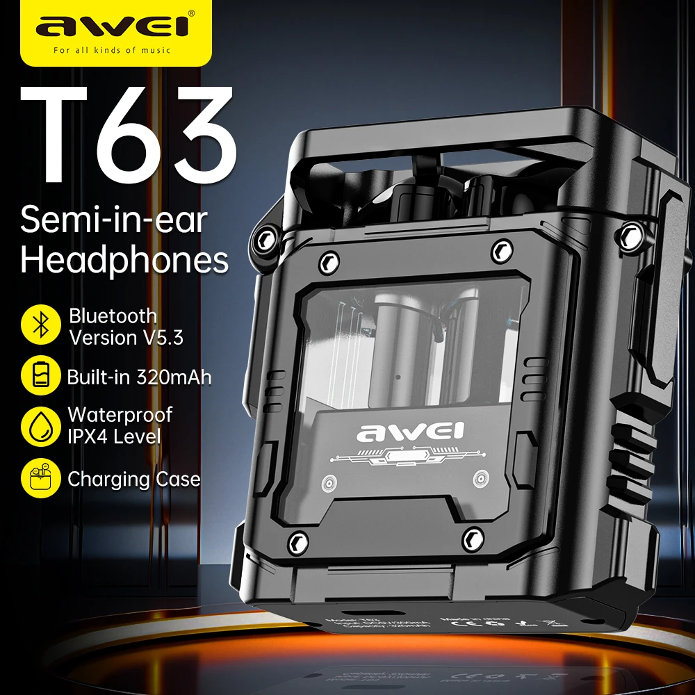 Awei T63 Wireless E… - image