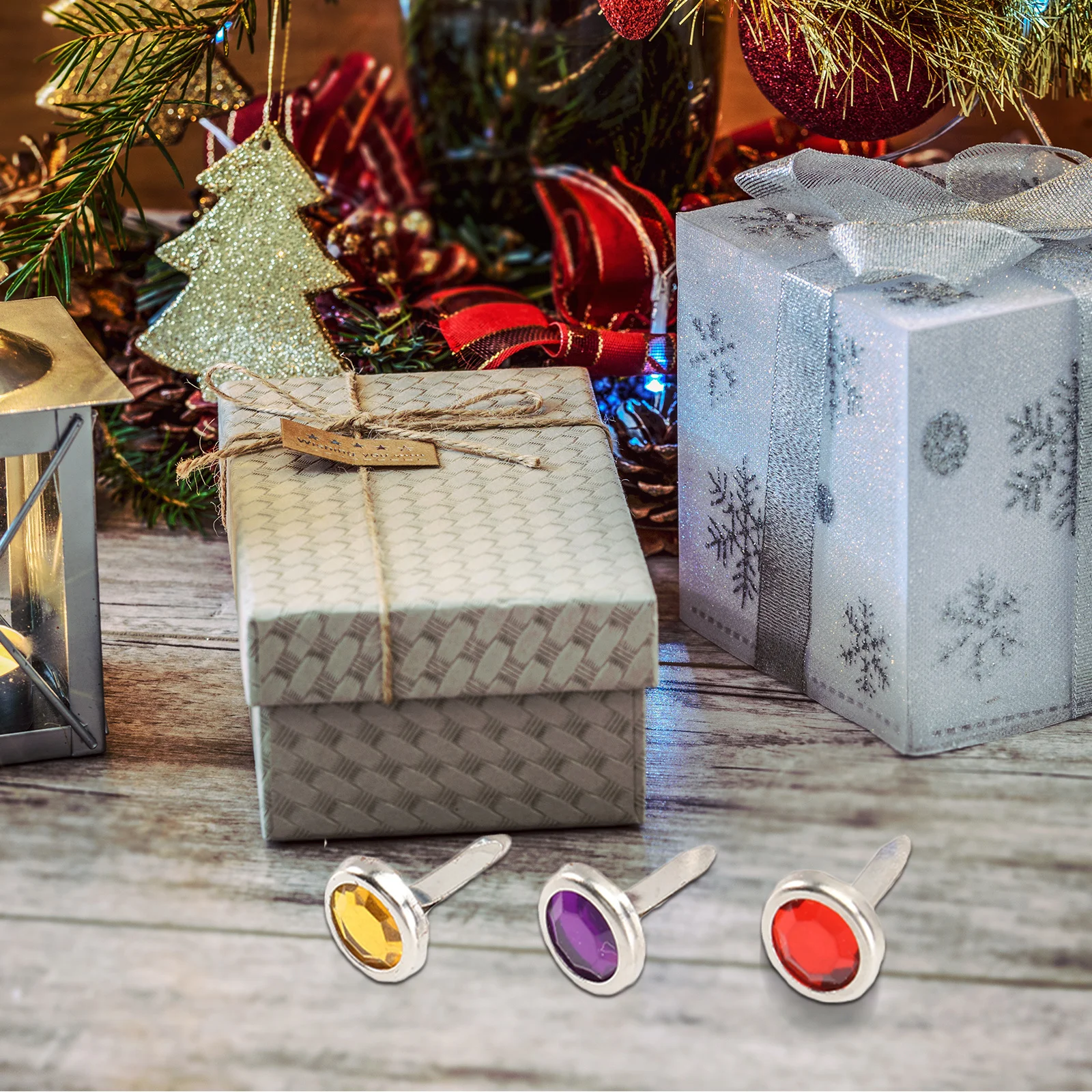 

100pcs Acrylic Twin Prong 8X15Mm Pastel Mini Brads For Paper Craft Scrapbooking Diy Decoration Metal Brads Craft Supplies