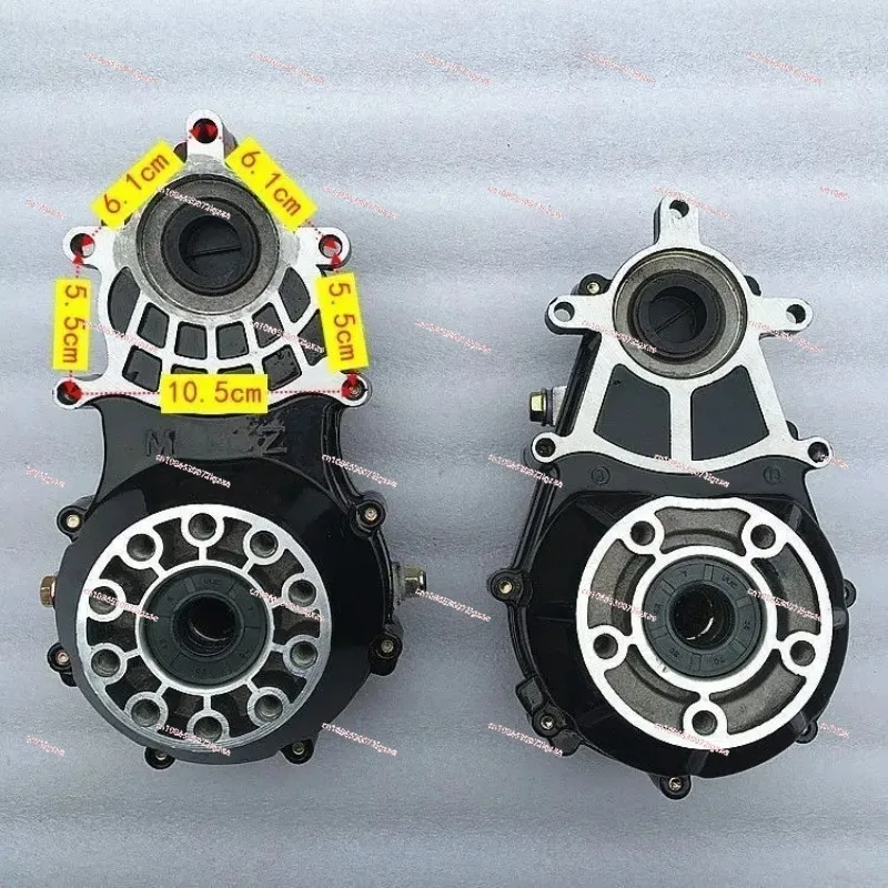 5-hole 16-tooth 18-tooth Split Motor Differential Assembly with High and Low Gearboxes for Electric Tricycles