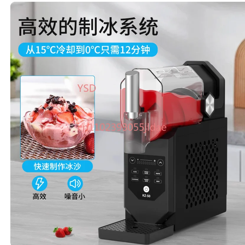 Large Capacity Fully Automatic Desktop Ice Maker Multifunctional Ice Crushing Smoothie Making for Home