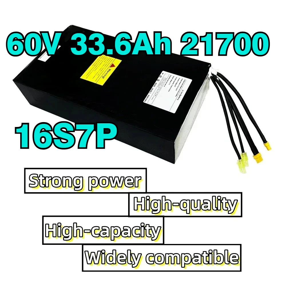 

60V 33.6Ah 21700 original battery 16S7P Rechargeable Lithium Battery Pack Suitable For Dual Drive Scooter Battery