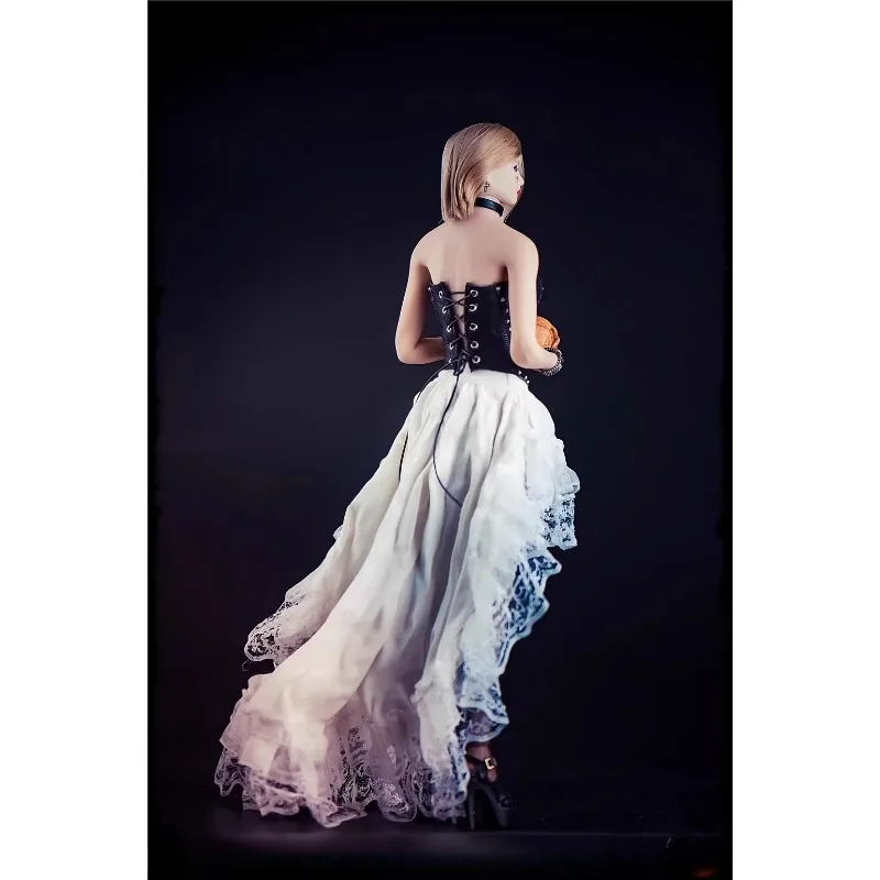 1/6 Schaal Gothic Lijfje Lolita Rok Kousen Kruis Ketting Armband Speelgoed Figuren Pak Model voor 12 ''Vrouwelijke Soldaat Lichaam