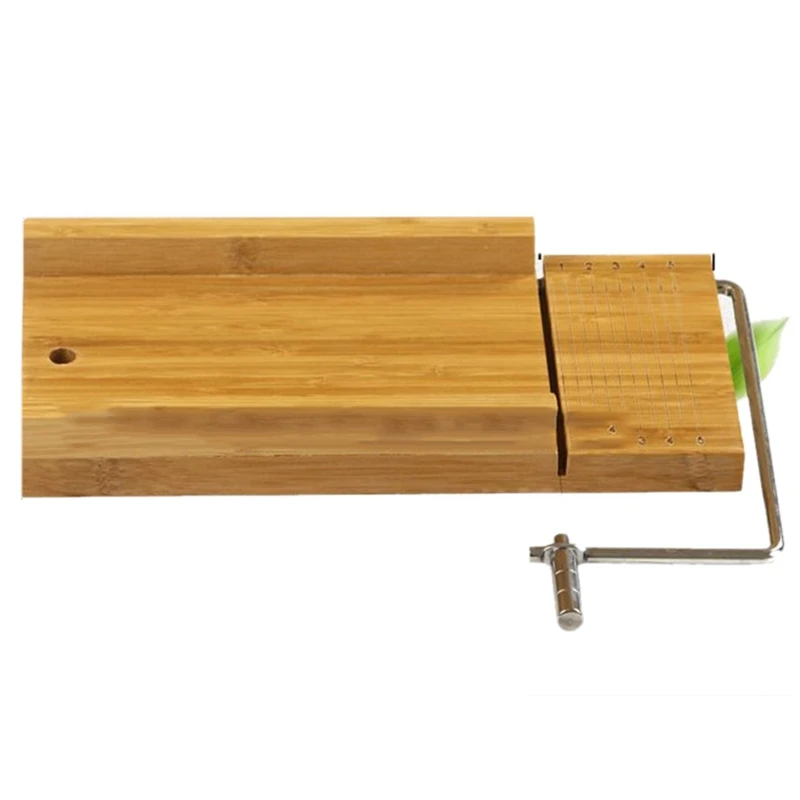 Multi-Function Bamboo Soap Cutter,Soap Making Tools With Soap Beveler/Planer Set,Tool For Soap Making