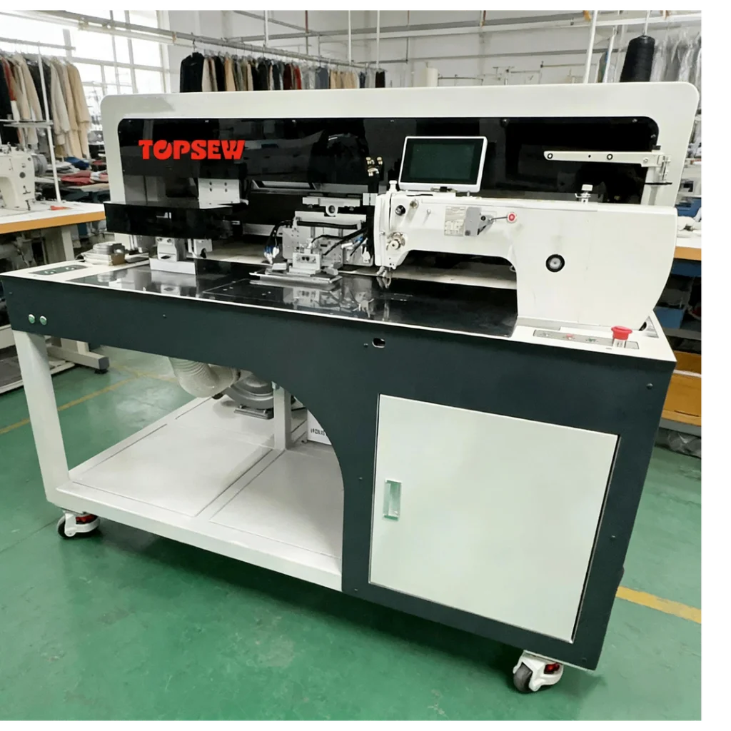 ATV&UTVTOSPEW Manual Industrial Laser Pocket Welting Sewing Machine TS-995 Flat-Bed High Speed Single Double Lip Pocket Processi