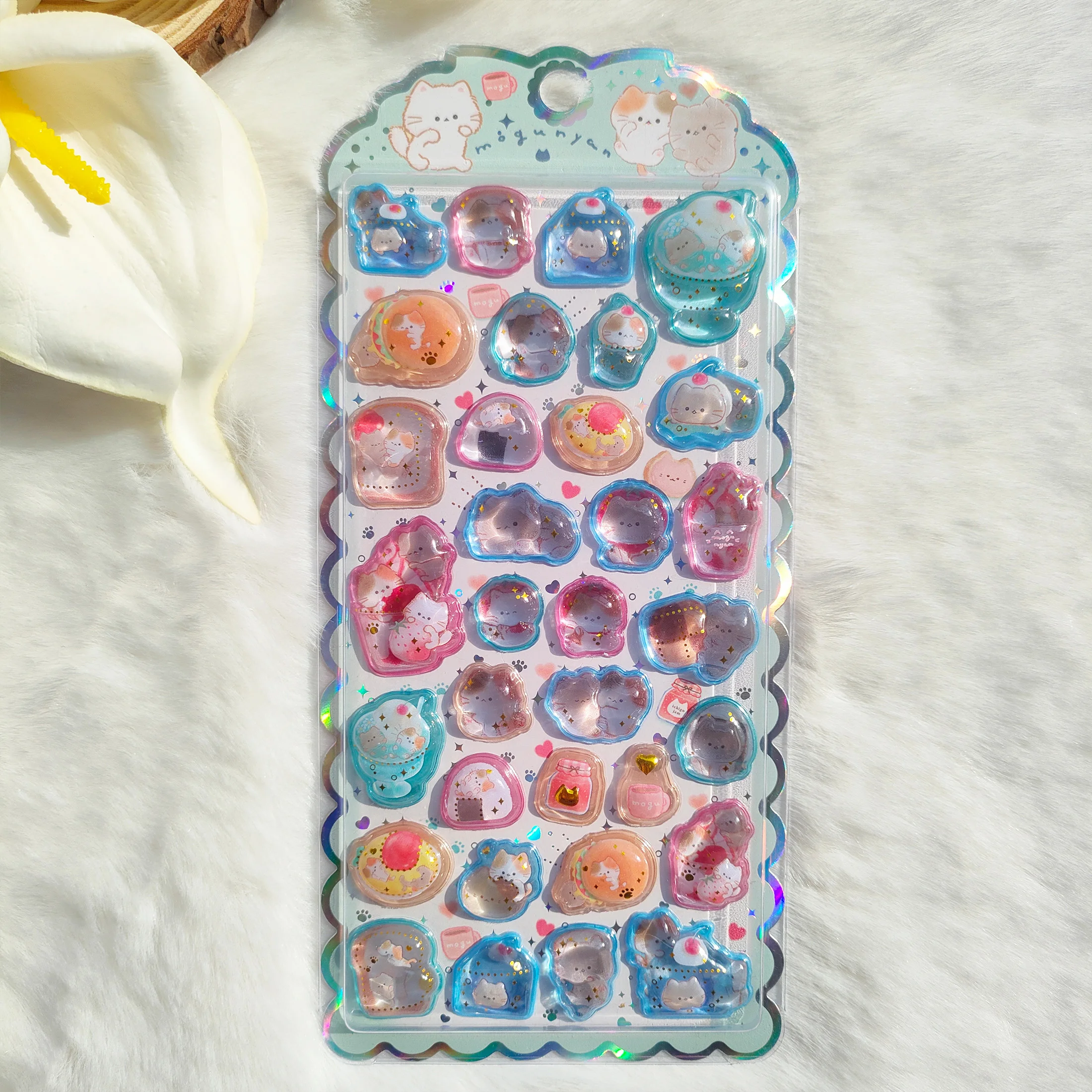 ملصقات ألماس كريستالية ثلاثية الأبعاد - شارات لطيفة لتخفيف الرسوم المتحركة مقاومة للماء للأطفال هدايا مكافآت للمجلة والحرف اليدوية