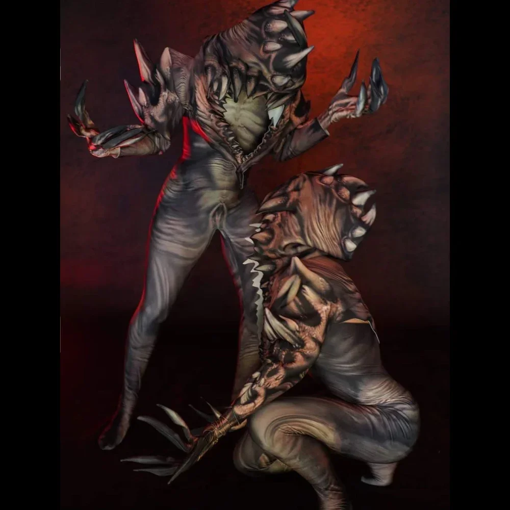 Disfraz de Halloween para mujer, traje con estampado Vintage, mono de baile para escenario, traje de Reina, actuación en club nocturno y Bar