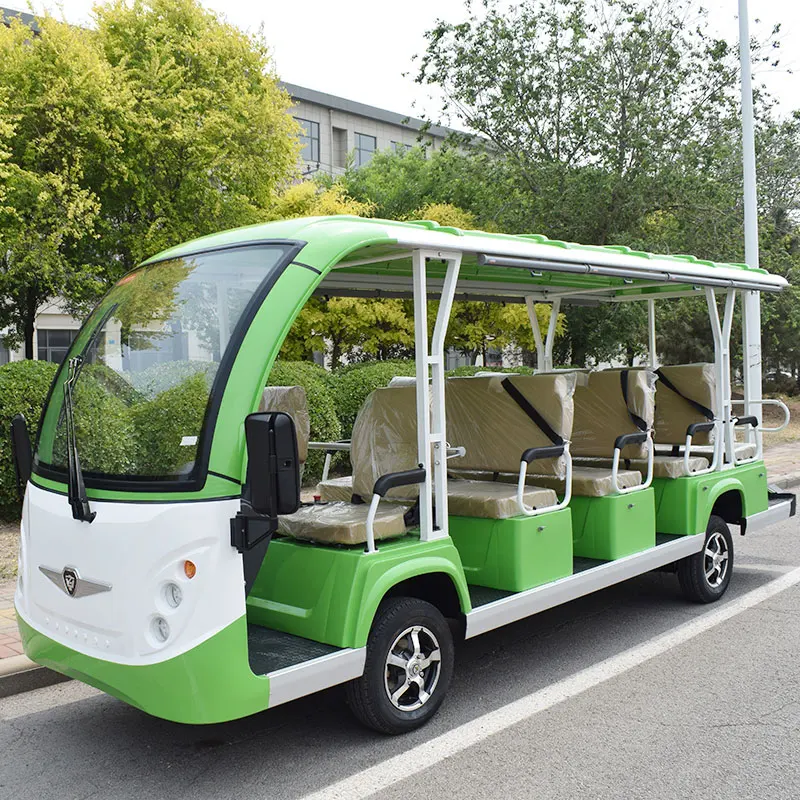 CE Approved Electric Sightseeing Tour Bus Off-Road Touring Bus Competitive Price