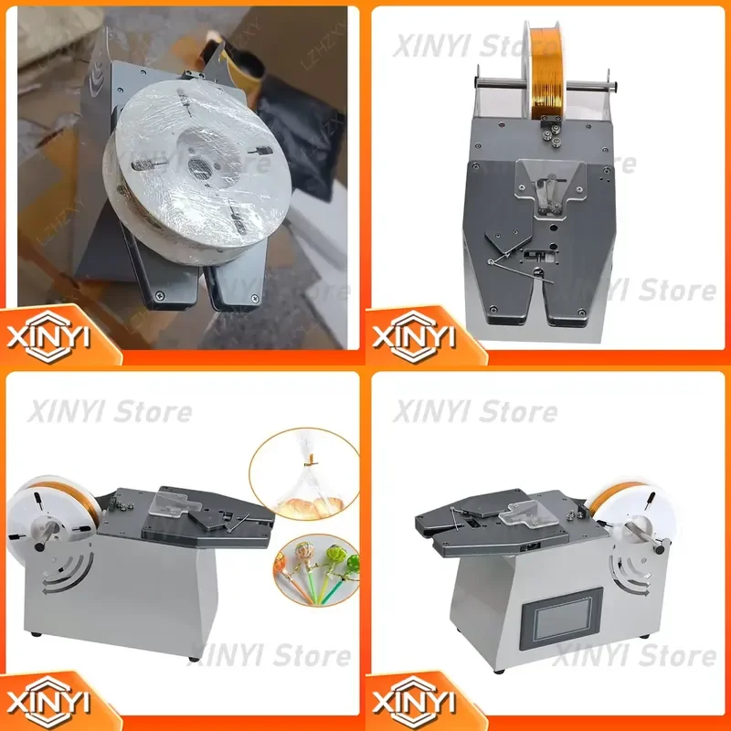 Fully Automatic Golden Wire Twist Tying Machine for Toast Bag Sealer Bread Bag Flower Clipper Candy Bag Wire Twisting Tie