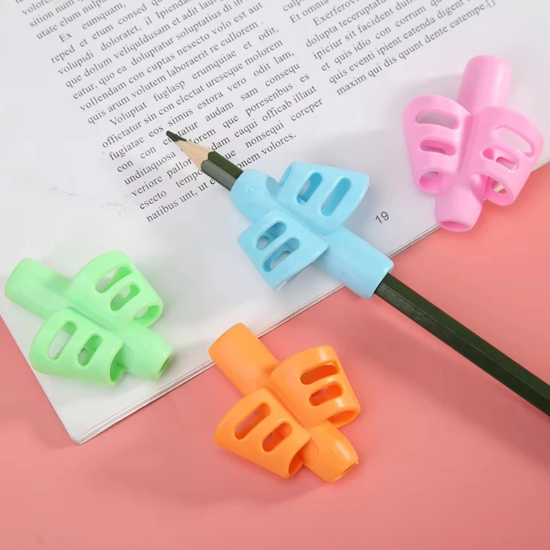 

2/4/6pcs Children Writing Pencil Holder Kids Writing Posture Correction Device Learning Practise Pen Aid Tool For School Office