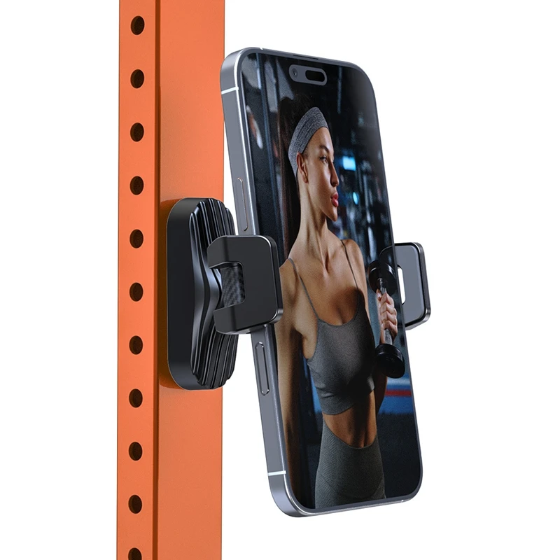 

2026 New Portable Golf Cart Phone Holder 360° Rotatable Magnetic Phone Holder Stand for Boat Fridge Gym Universal for iPhone 17