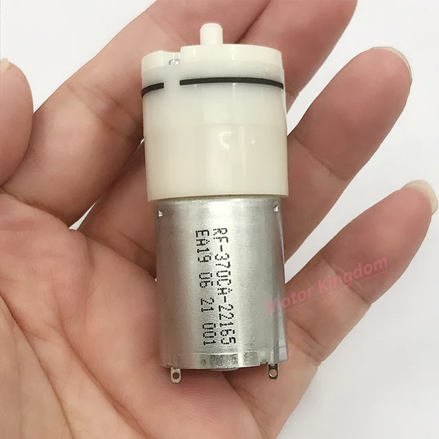 Mikro pompa powietrza akwarium DC 3V 3.7V 5V 6V 12V 24V 370 silnik próżniowa pompa powietrza