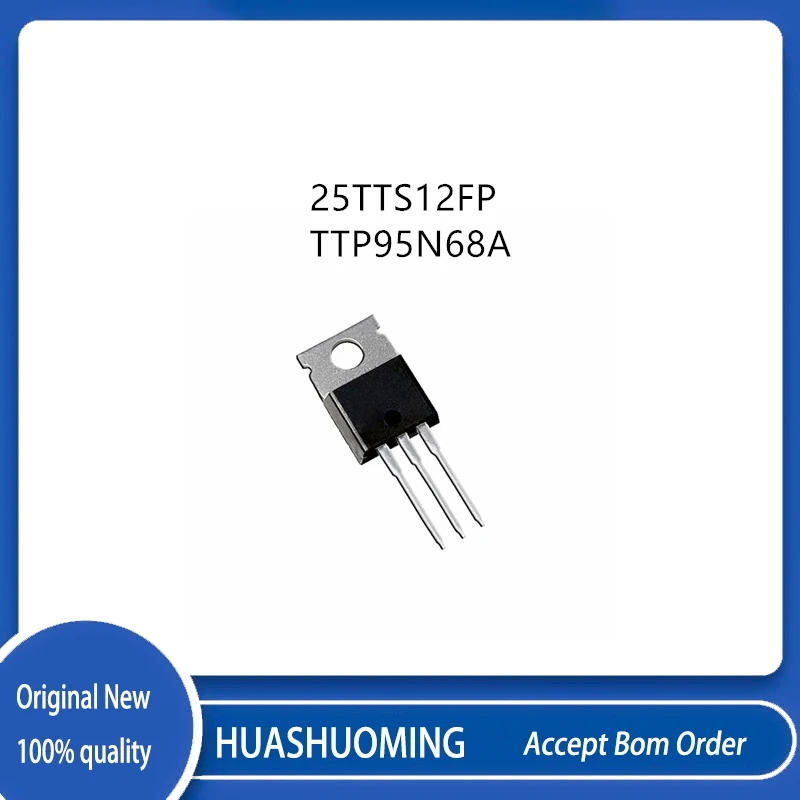 5Pcs-10Pcs/Lot   25TTS12FP 25TTS12  95N68A  95N68  TTP95N68A  TO-220