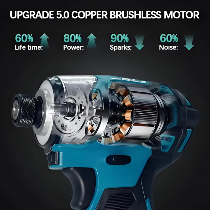 

Makita Lithium Screwdriver New DTD173 Impact Screwdriver Electric Screwdriver Electric Hand Drill Wood/Bolt/T-Mode For Makita