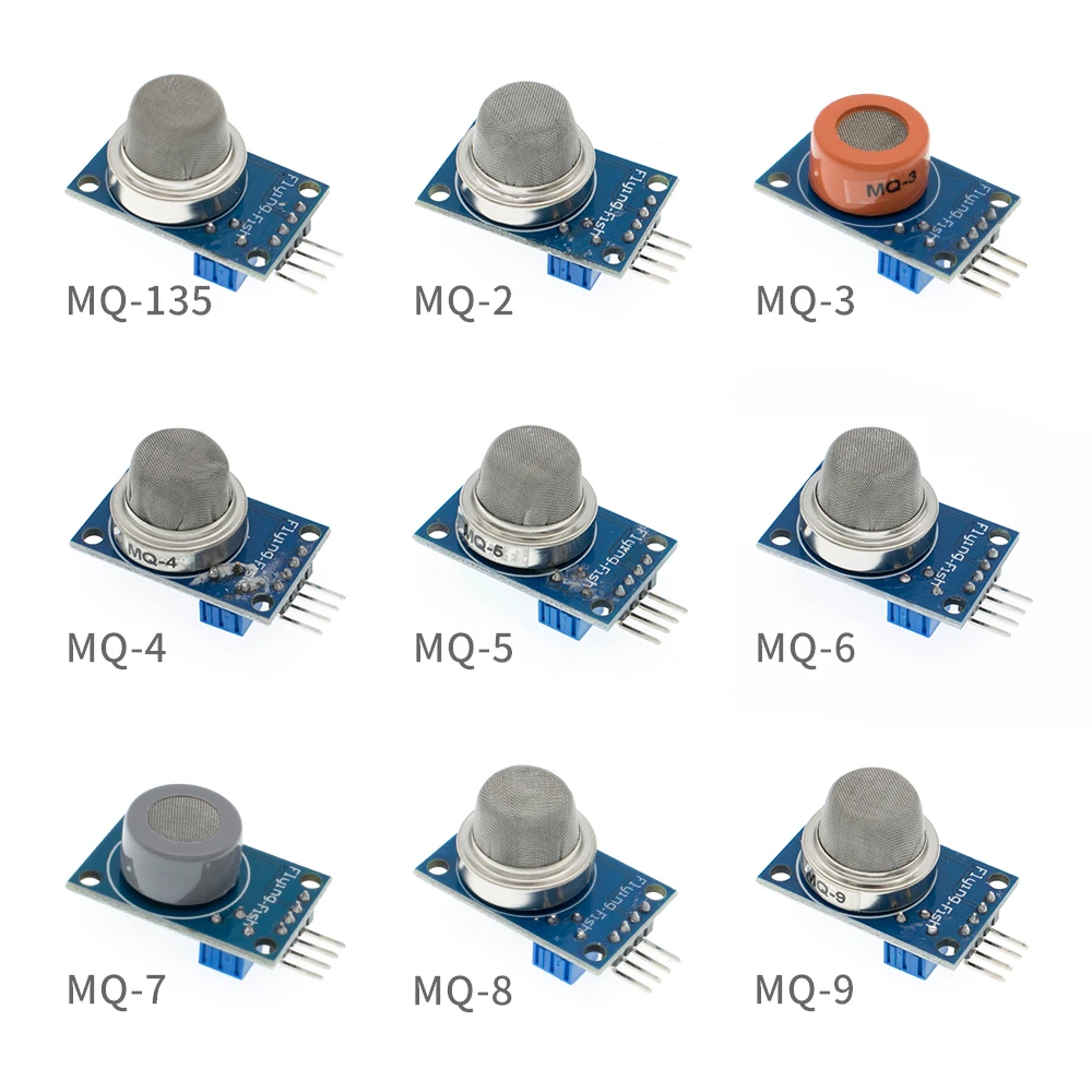 MQ-2 MQ-3 MQ-4 MQ-5 MQ-6 MQ-7 MQ-8 MQ-9 MQ-135 Detection Smoke methane liquefied Gas Sensor Module for Arduino Starter DIY Kit