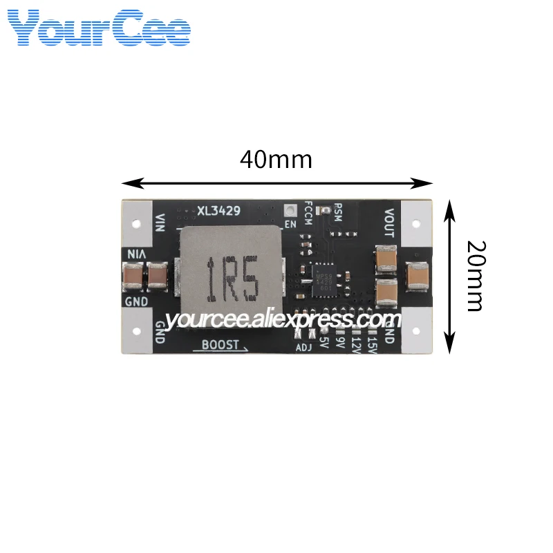 5pcs/1pc XL3429 MP3429 DC Boost Power Supply Module 21A 2.7V-13V to 3V-16V Step Up Lithium Battery Booster Single Chip Microcom