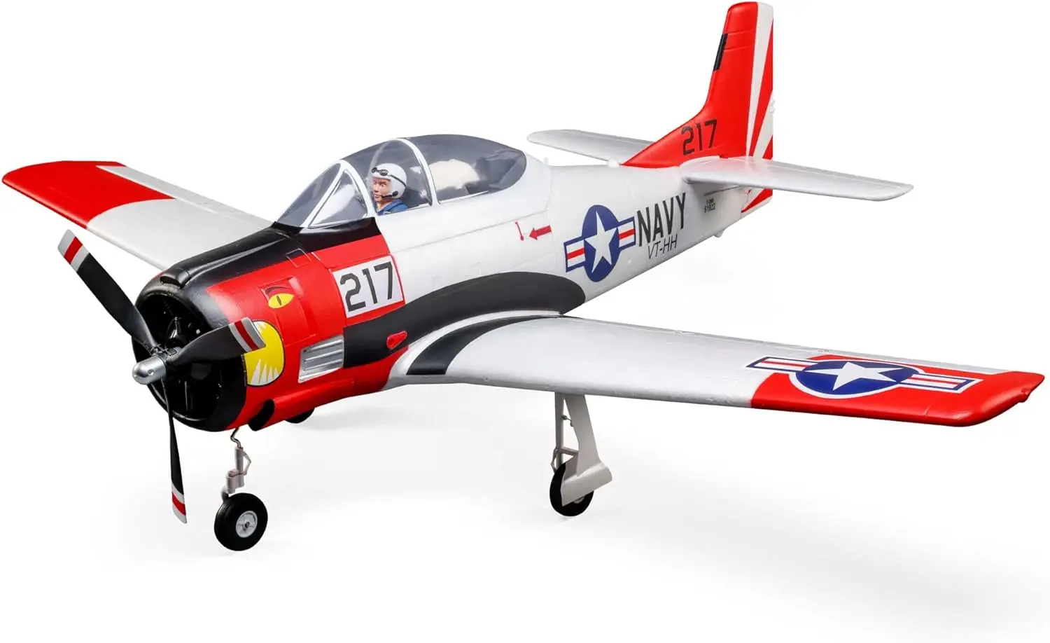 

1.2m T-28 Trojan RC Airplane BNF Basic, Transmitter Battery and Charger Not Included