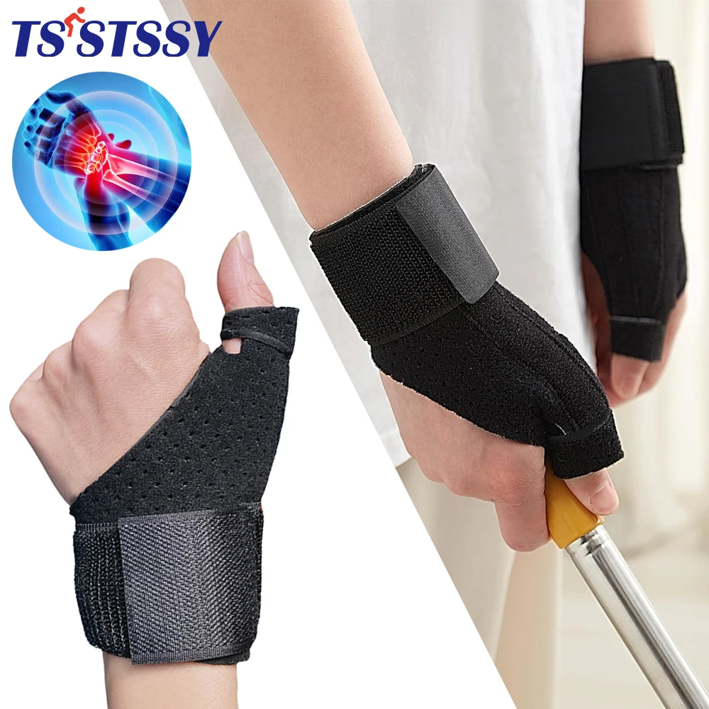 

1PCS Trigger Thumb Splint, Thumb Spica Support Brace Stabilizer for Pain,Sprains,Arthritis,Tendonitis for Right Hand & Left Hand