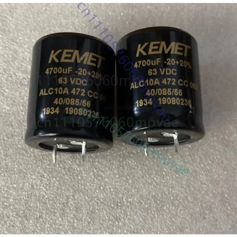 

4pcs Original KEMET BHC ALC10 63V 4700UF 30X35mm A521DE472M063A audio aluminum electrolytic capacitor