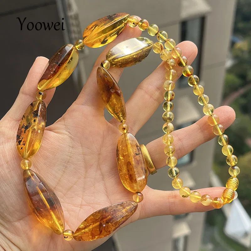 Baltic Amber Necklace for Women Men Fashionable Adult Original Handcrafted Gems Medical Beads Gorgeous Healing Jewelry Wholesale