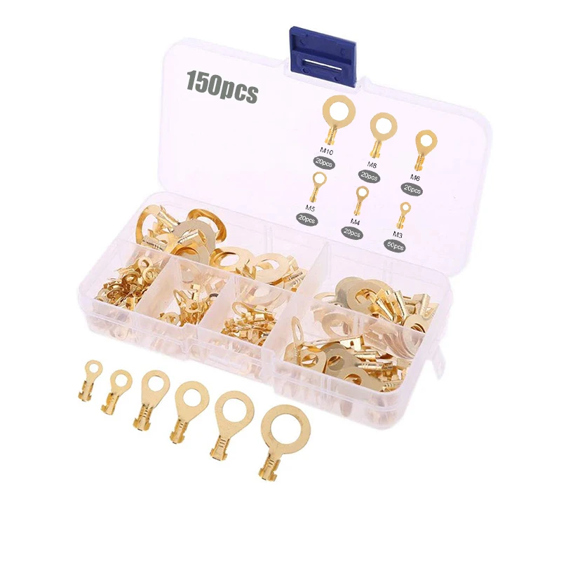 150Pcs Ring Lugs Ey…