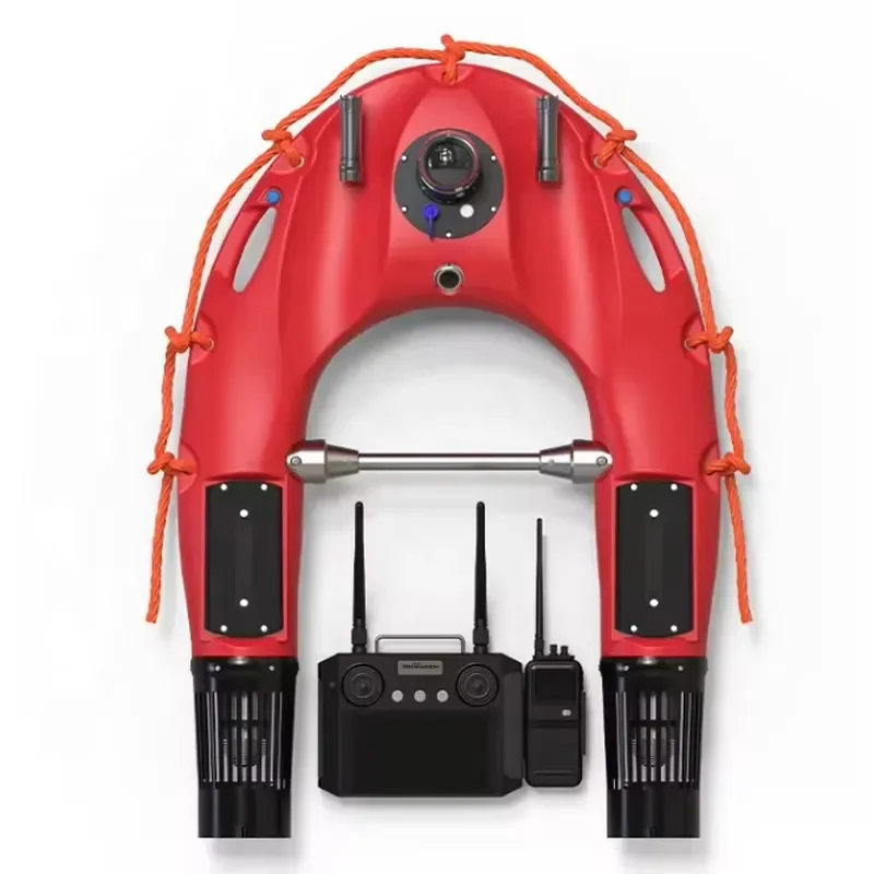 Unmanned Rescue Vehicle Lifesaving Remote Radio-controlled Electric Life Buoy 9m/s Marine Remote Control Smart Lifebuoy for