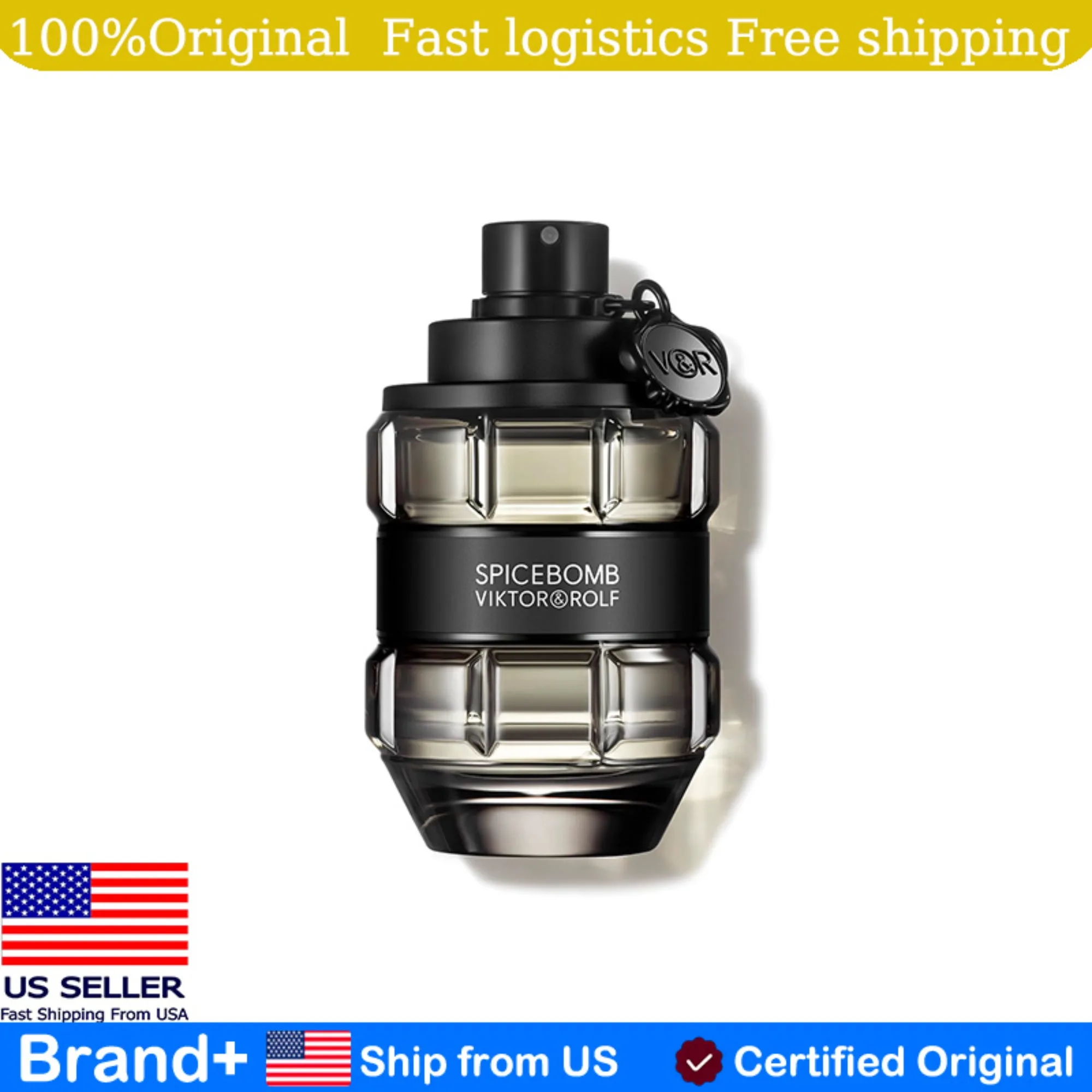 Viktor&Rolf Spicebomb Eau De Toilette 90ml Perfume de Vainilla y Almizcle Colonia de Lujo para Hombre Perfecto para Regalo de Cumpleaños Uso Diario Portátil