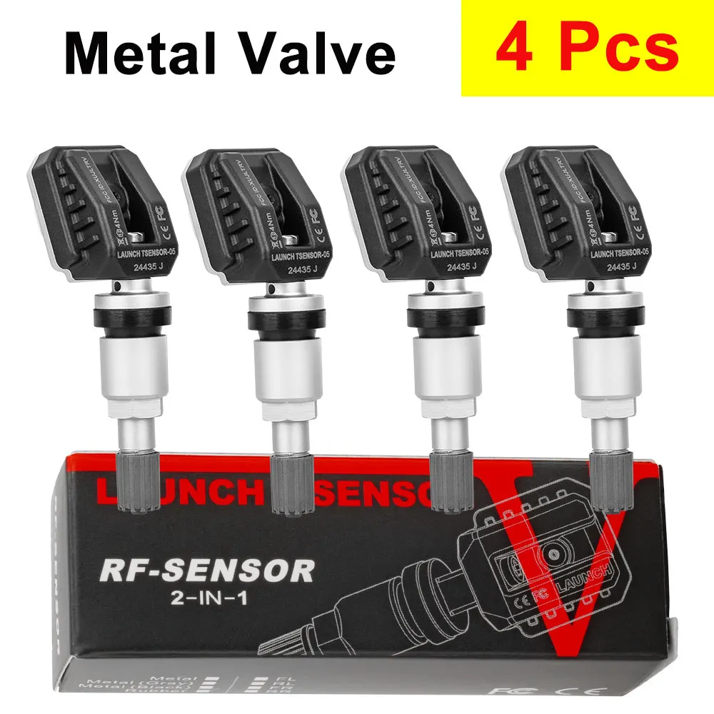 2025 LANCERING X431 TSENSOR-05 TPMS-sensor 315 MHz / 433 MHz TPMS-sensor Bandenreparatietool 100% programmeerbare bandensensor Werkt met X431