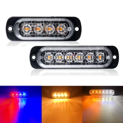 Luz de advertencia estroboscópica Led, rejilla estroboscópica barata, barra de luz intermitente, lámpara de baliza para camión y coche, semáforo ámbar, 12V, 24V, 1 Uds.