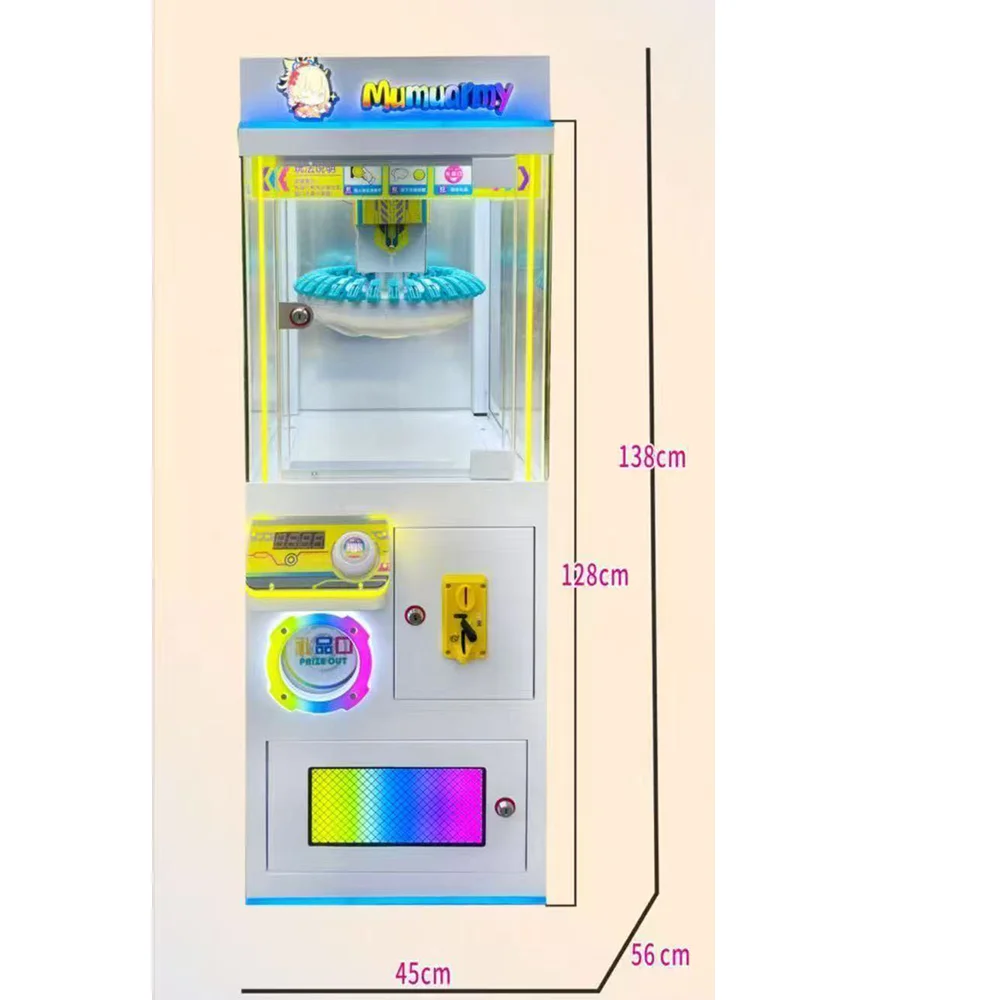 

Factory Custom Commercial Clip Machine Hot Sale Arcade Doll Machine Indoor Toy Bill Accepter Clip Machine