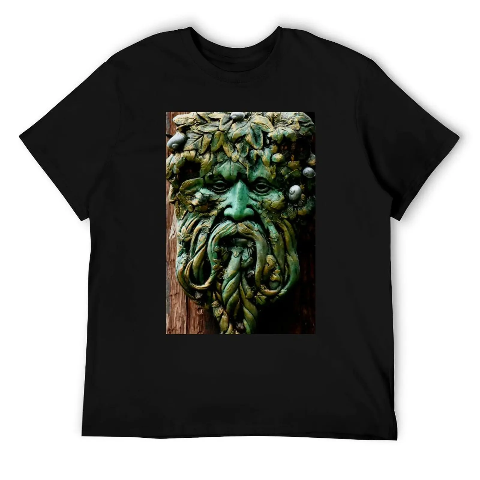 

The Green Man, Spirit of the Woods T-Shirt man t shirts cotton t shirts for man graphic funny funny t shirts cotton T-Shirt
