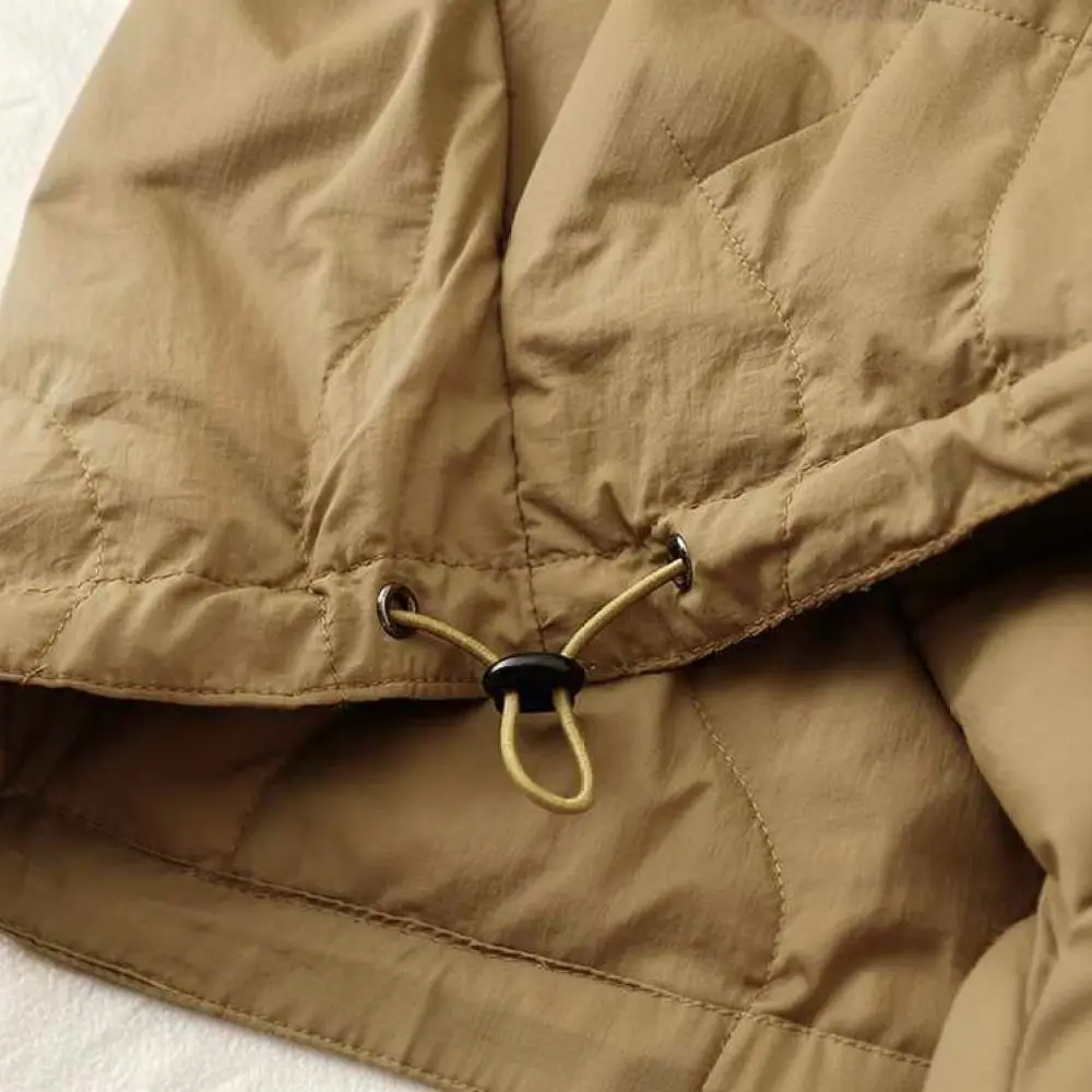 Winter New Women Quilted Cotton Trousers Casual Loose Fit Elastic Waist Drawstring Windproof Warm Comfortable Streetwear Pants