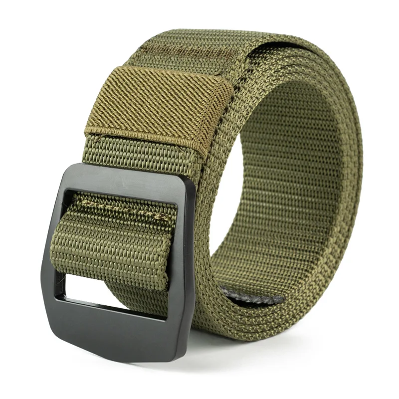 Belt For Men Army Outdoor Hunting Tactical Metal Buckle Multi Function Combat Survival Nylon Canvas Security Male Military Belts