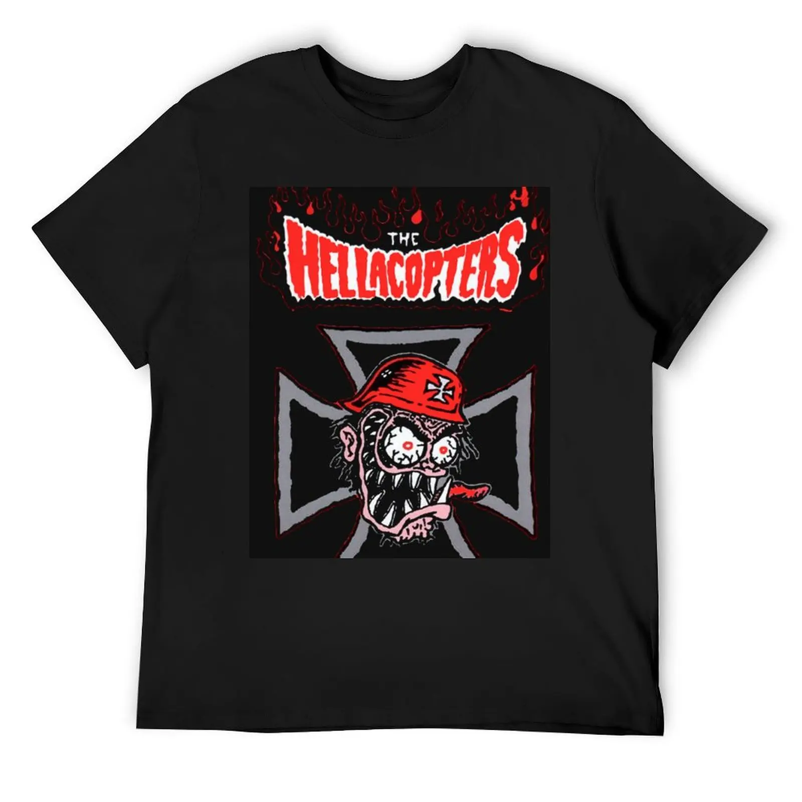 The Hellacopters T-Shirt anime figures vintage vintage clothes Aesthetic clothing mens graphic t-shirts anime