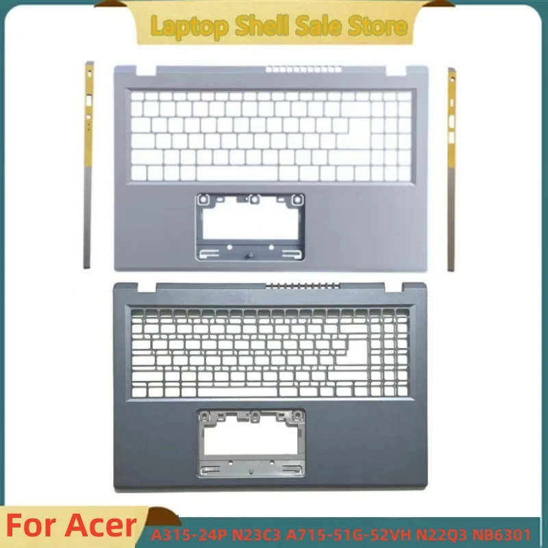 New For Acer A315-24P N23C3 A715-51G-52VH N22Q3 NB6301 Upper Case Palmrest Cover C Shell