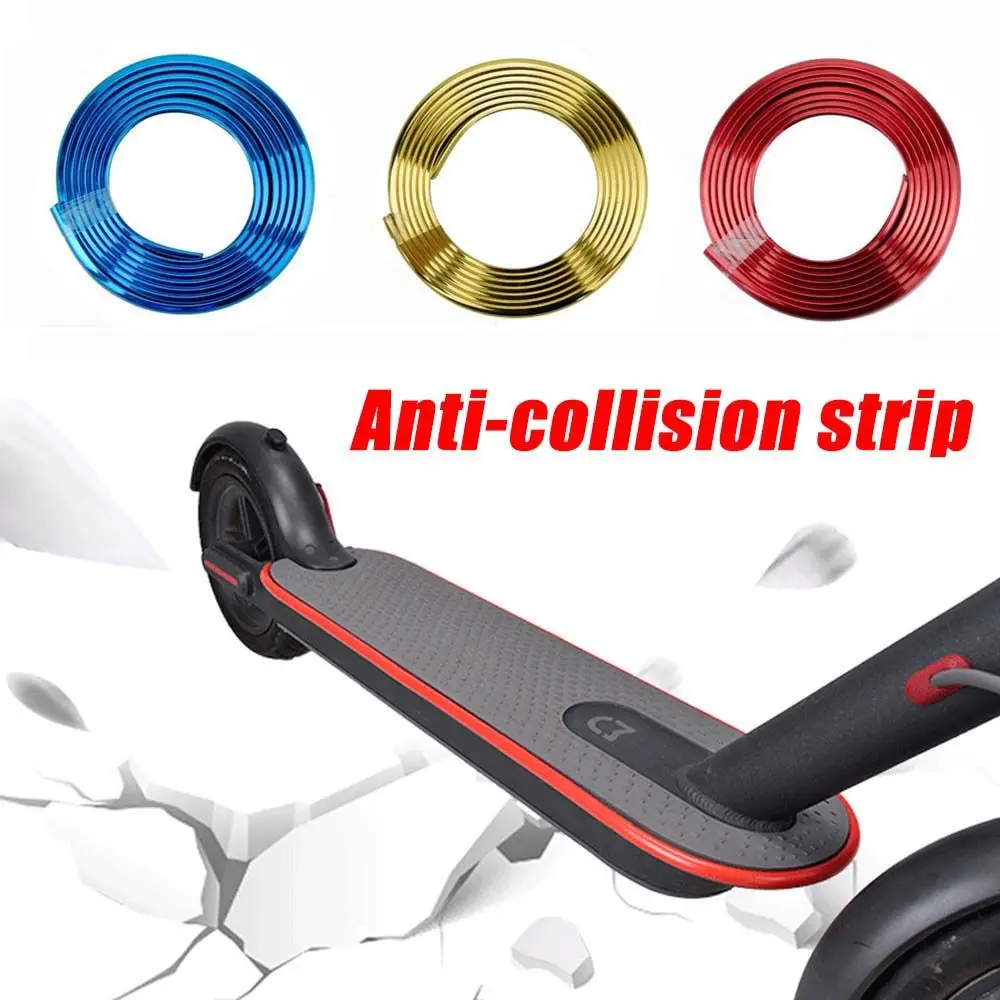 Scooter Accessories Guard Corner Skateboard Parts Protector Strips Body Decorative Strips Protective Sticker Bumper Tape