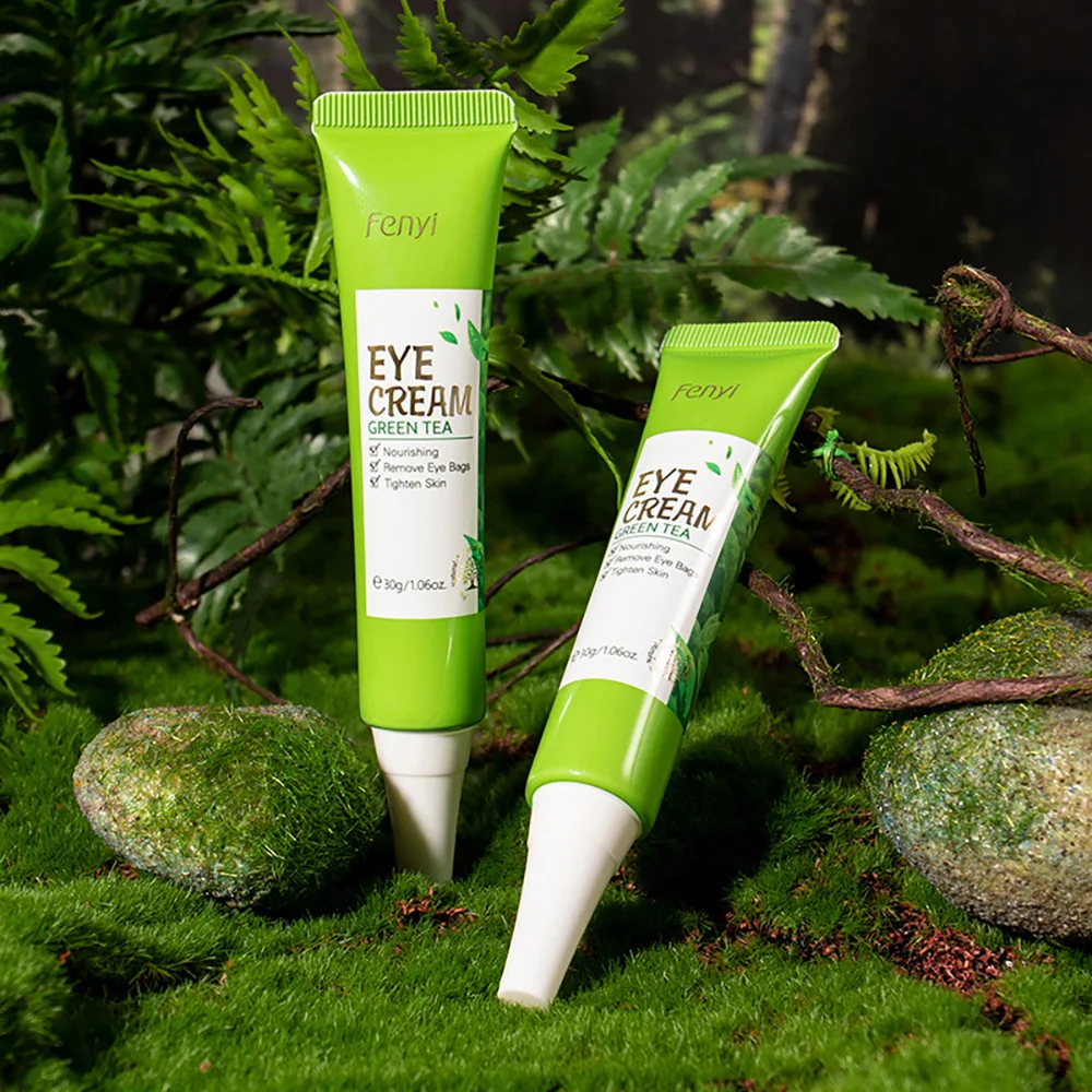 FENYI Green Tea Eye Cream 30g – Hydrating Moisturizing Firming Eye Area Dark Circles Reducer Fine Lines Smoother Anti Aging Eye