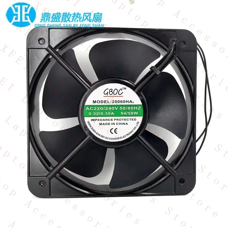 

C for GBOC 20060HA2 20060 AC220V/240V 0.32A/0.35A 54W/58W Cooling Fan