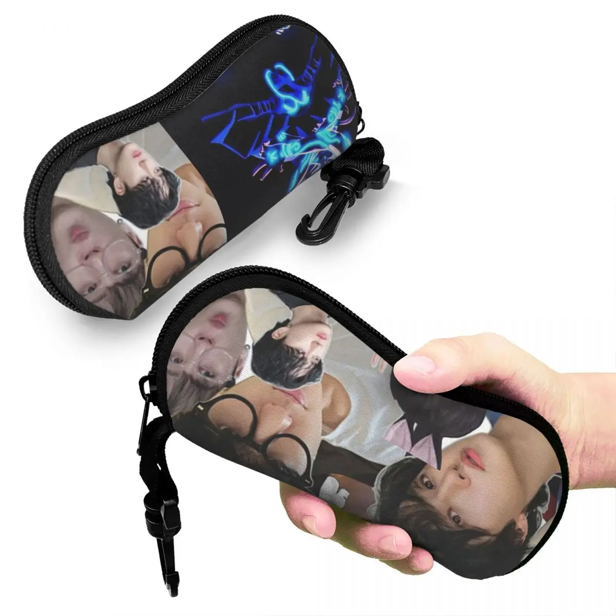 

New Seo Changbin Shell Glasses Case Protective Sunglasses Box Women Men Soft Eyeglasses Bag Pouch