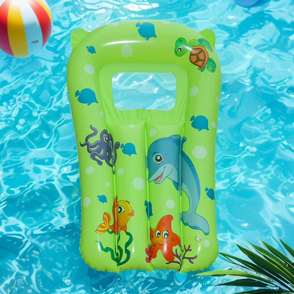 Kids Floating Surfboard Water Recliner Cartoon Swimming Mattress Thickened Cute Water Hammock Leakproof for Pool Party