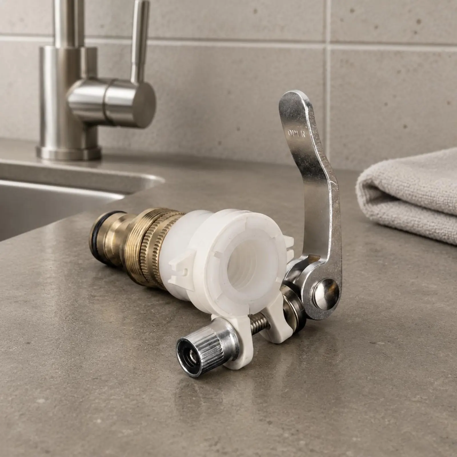 Aluminum Faucet Adapter Leakproof Washing Machine Tap Adapter Water Hose Joiner Easy to Install Plumbing Hardware for Bathroom